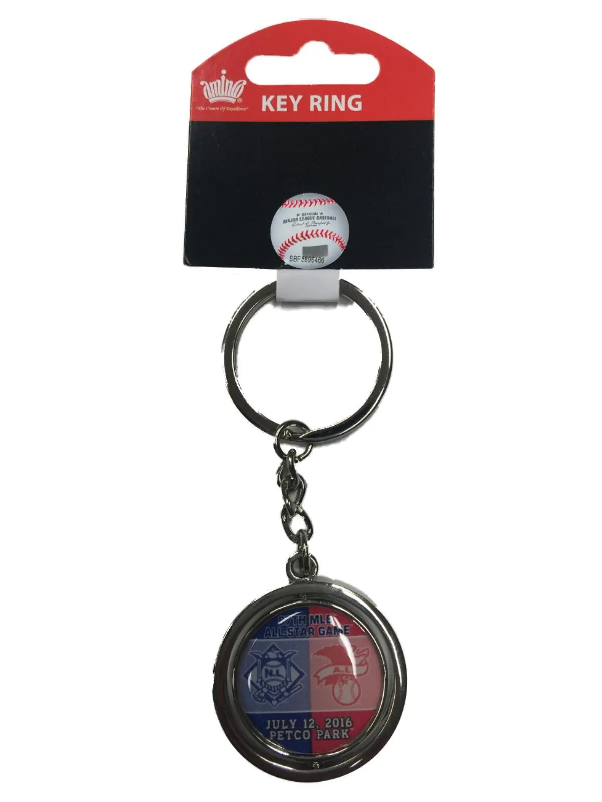 2016 All-Star Game San Diego Aminco Dueling Teams Collectible Spinning Keychain