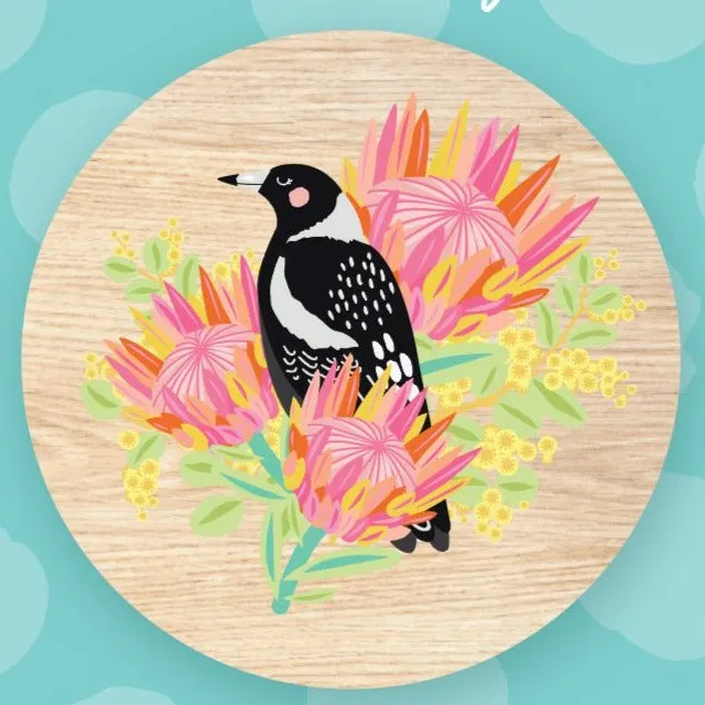 Aero Images x Christie Williams Decorative Wooden Magnets - Various