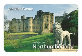 Alnwick Castle Flexible Fridge Magnet