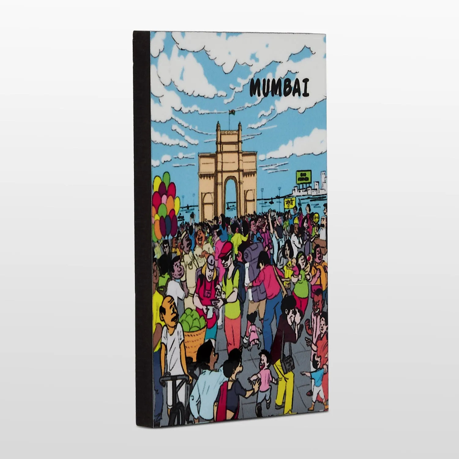 Amchi Mumbai Gateway Fridge Magnet in MDF