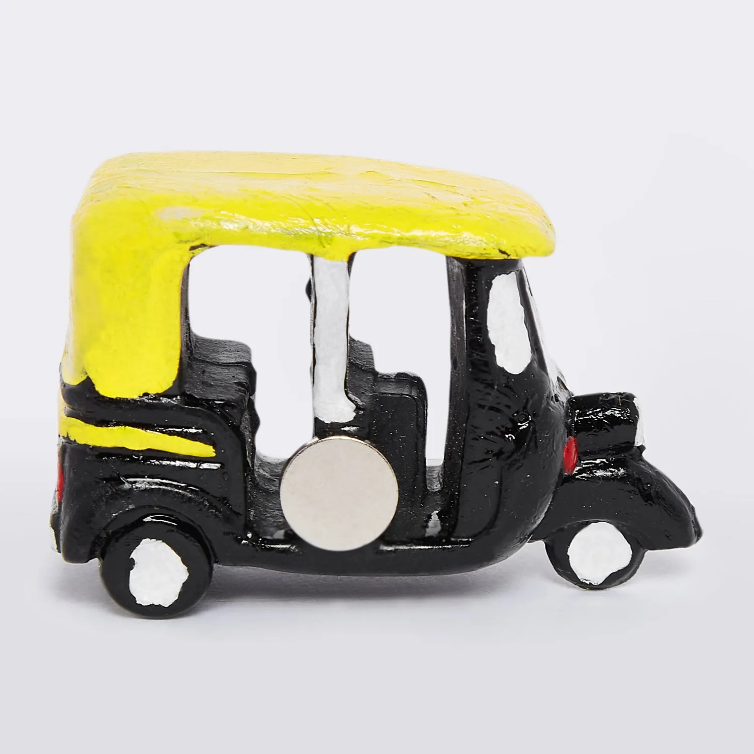 Auto Rickshaw Fridge Magnet in Rubber