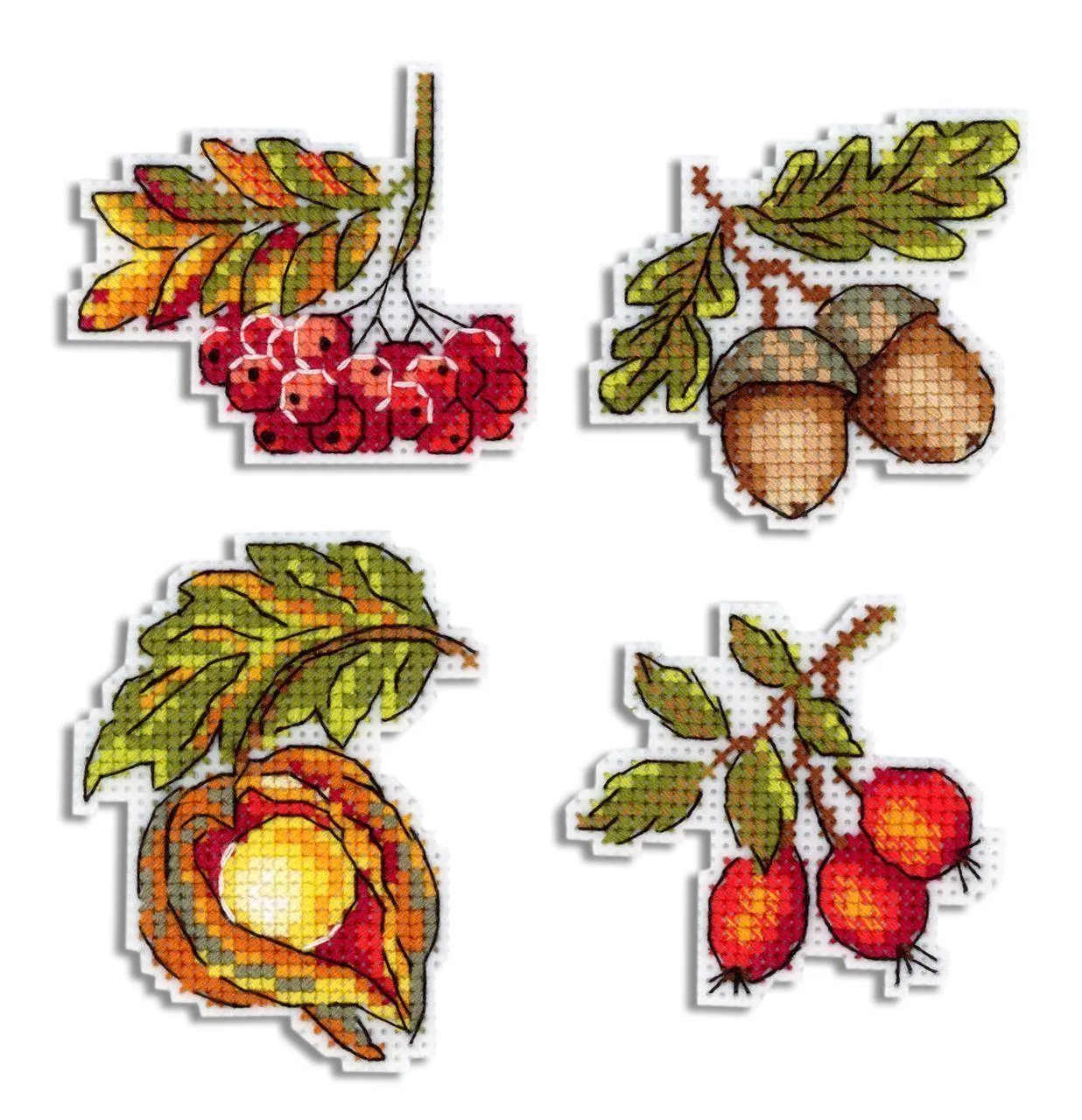 Autumn Gifts. Magnets SR-720 Counted Cross Stitch Kit