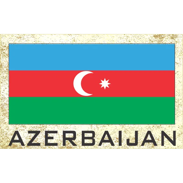 Azerbaijan Fridge Magnet