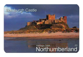 Bamburgh Castle Flexible Fridge Magnet