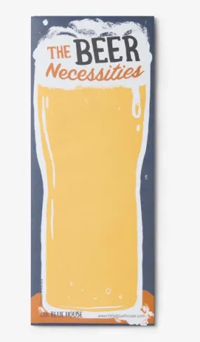 BEER NECESSITIES MAGNETIC NOTEPAD