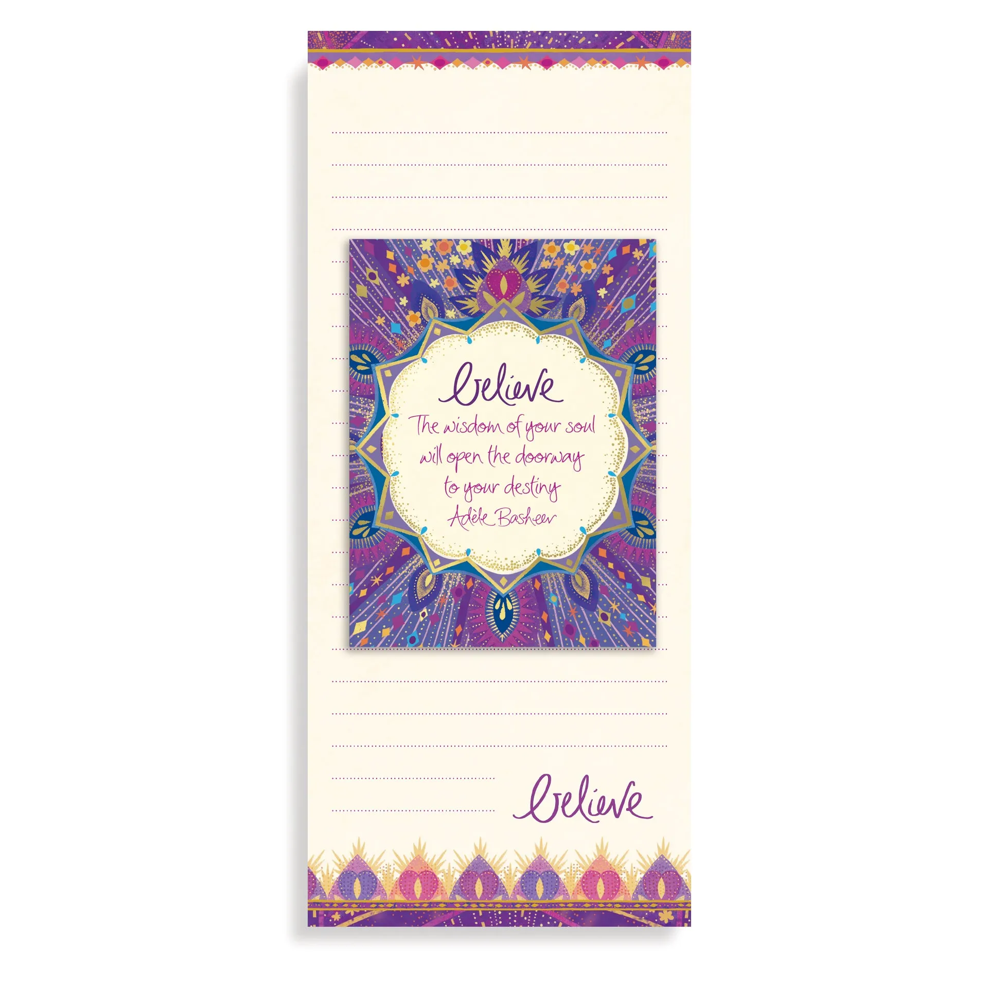 Believe Magnetic List Pad Set