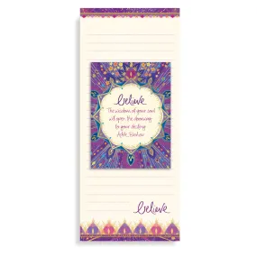 Believe Magnetic List Pad Set