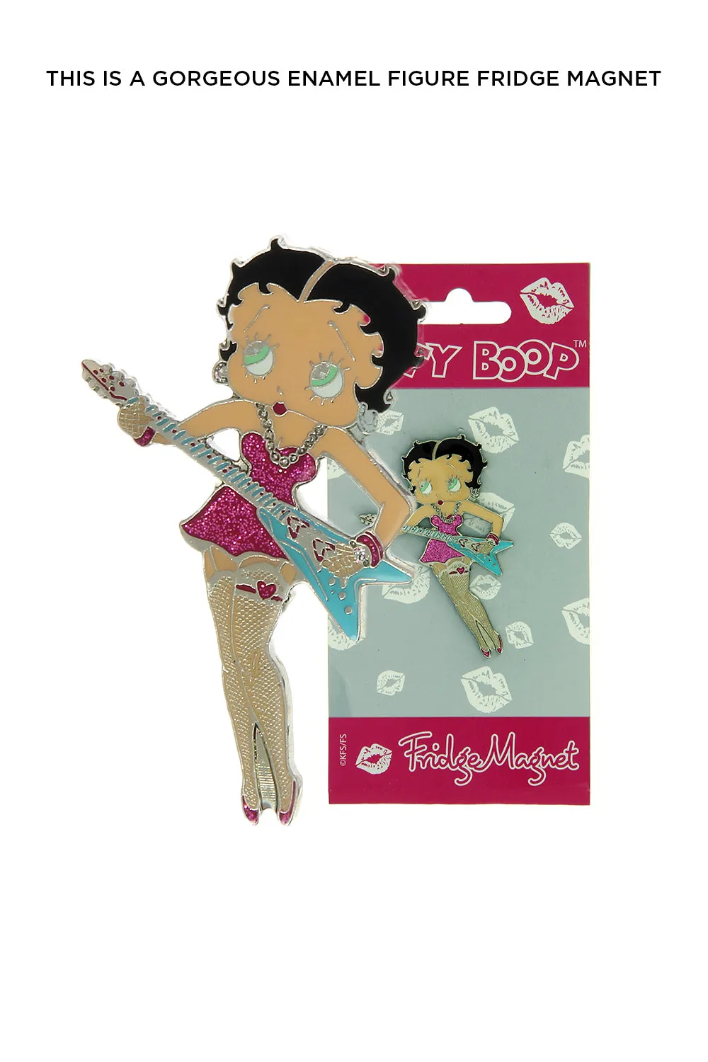 Betty Boop Fridge Magnet Rock Chic