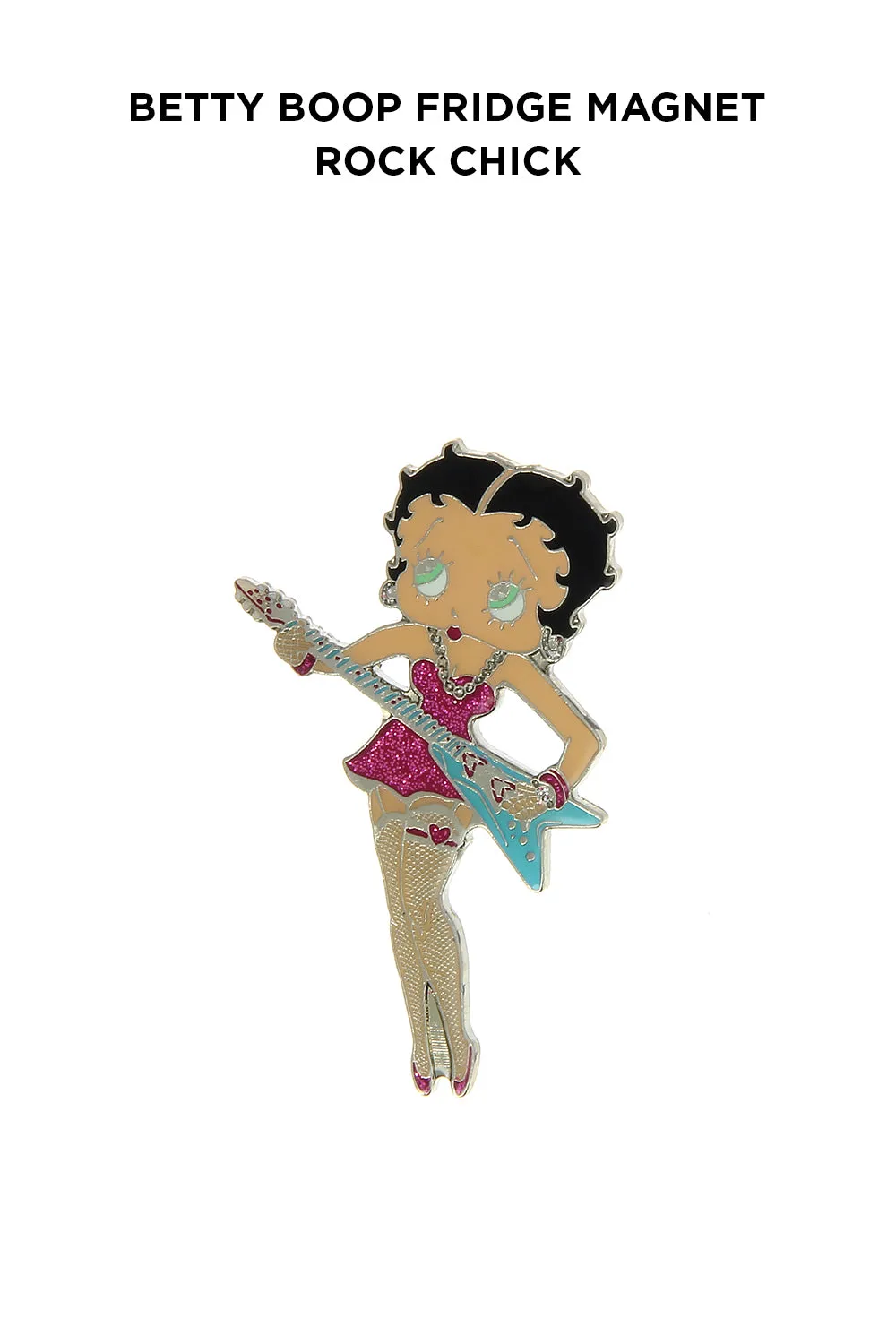 Betty Boop Fridge Magnet Rock Chic