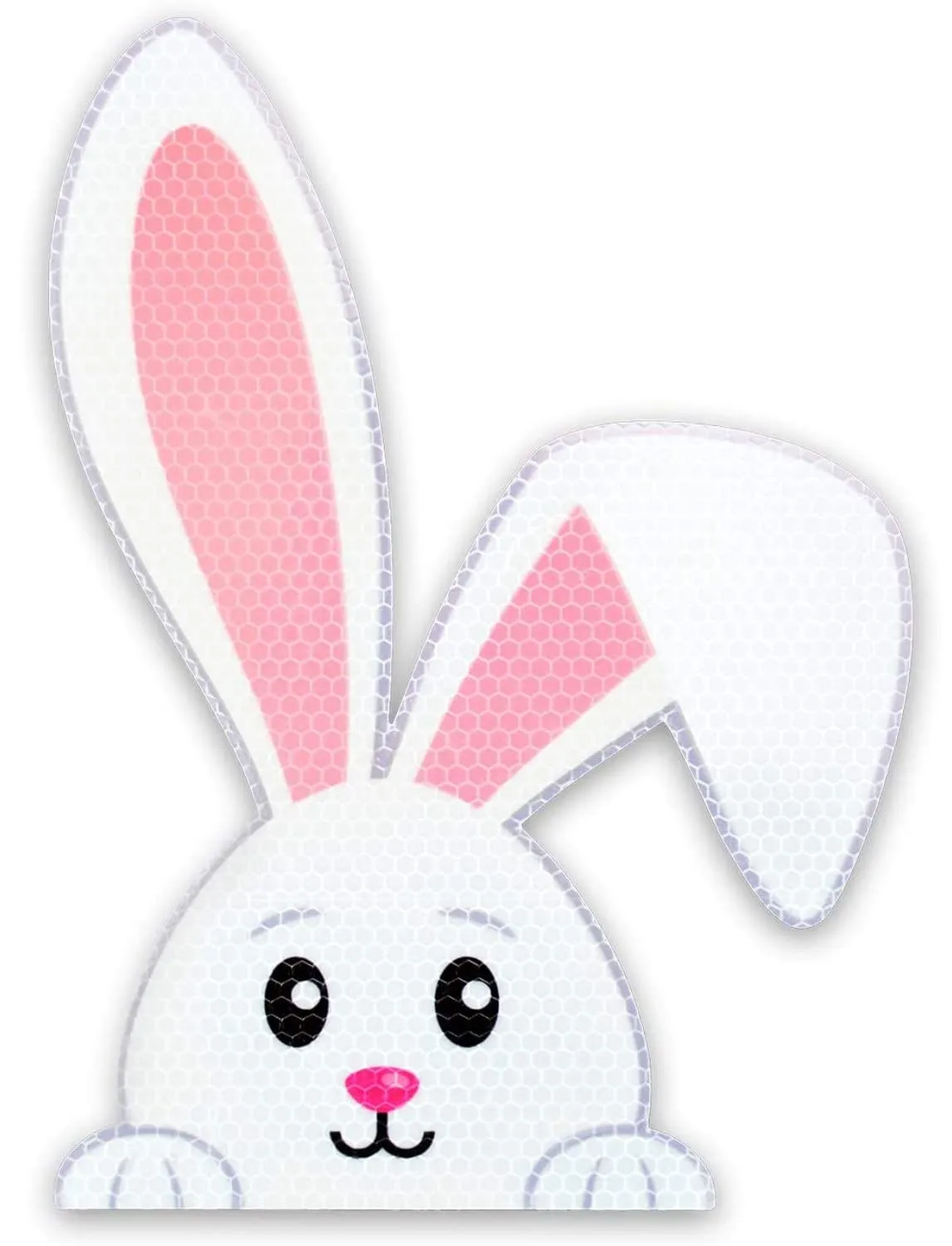 Bigtime Signs Peek-A-Boo Easter Bunny Reflective Magnet Car Decoration - Funny / Cute