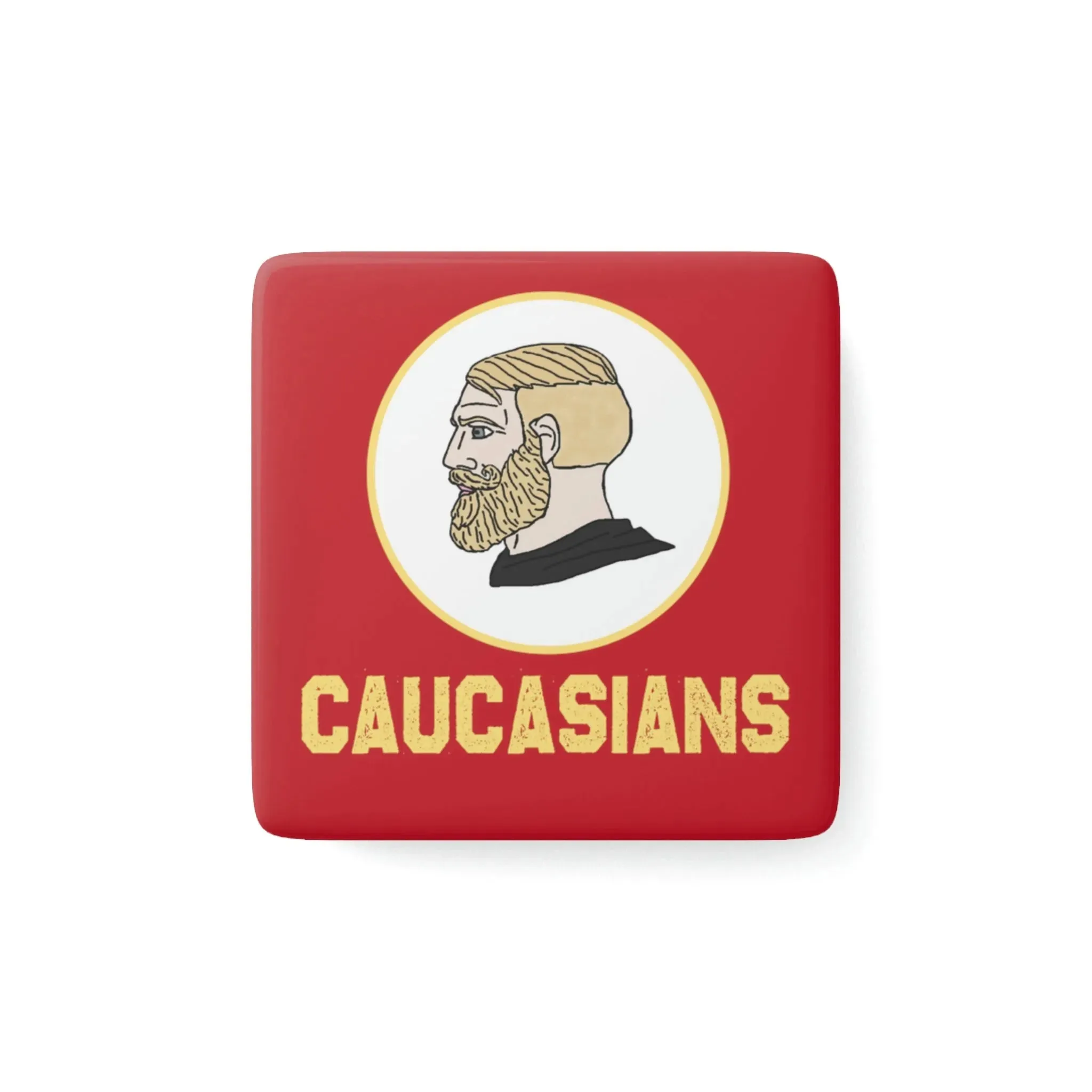 Caucasians Team Magnet