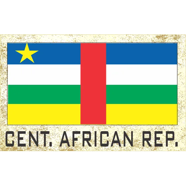 Central African Republic Fridge Magnet