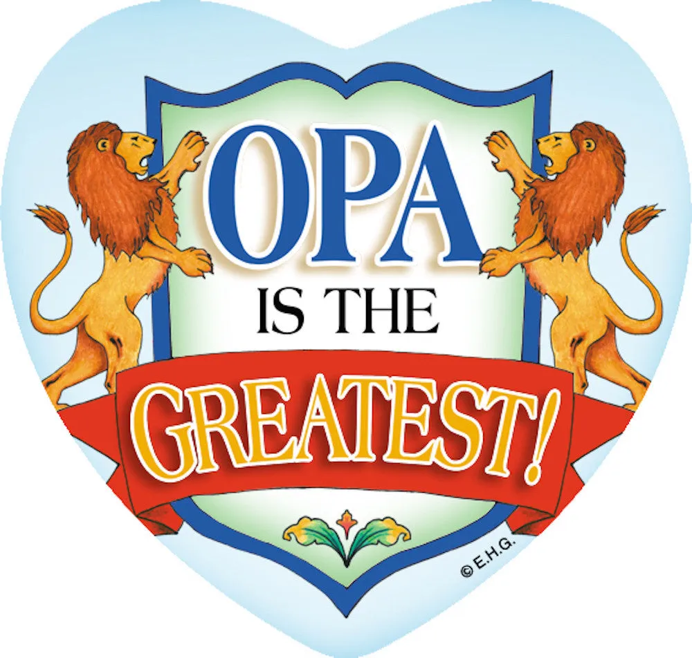 Ceramic Tile Magnet Opa Greatest