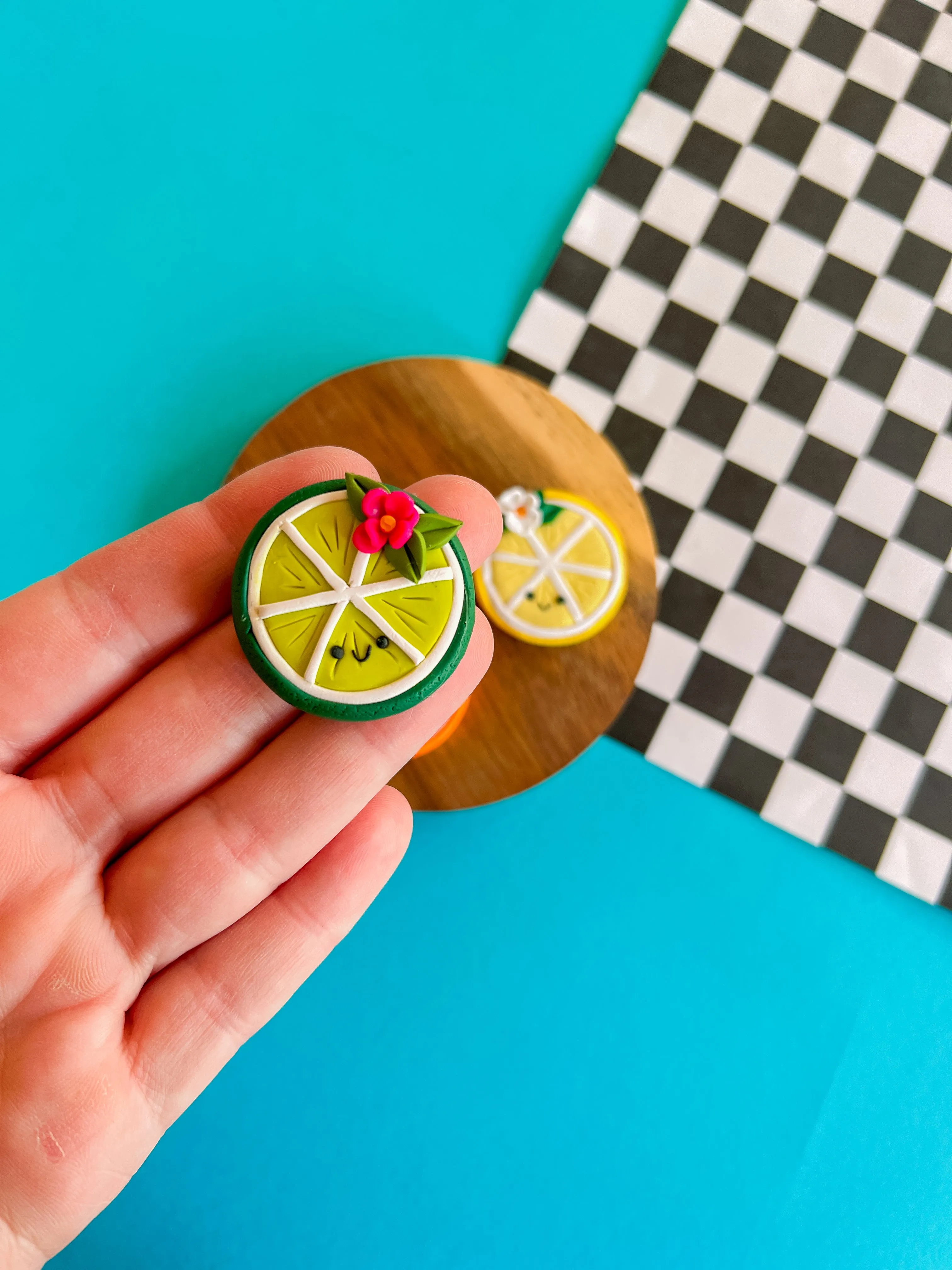 Citrus Babies | Polymer Clay Magnet