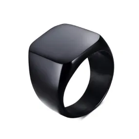 Classy Men All Black Ring