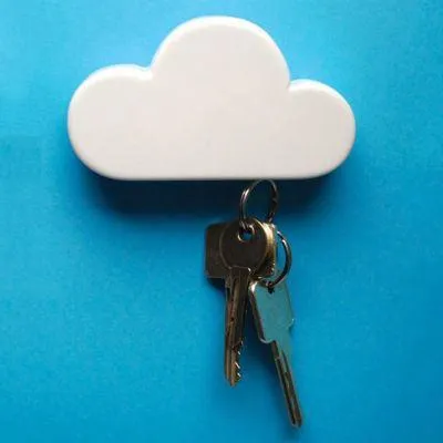 Cloud Magnetic Keychain Holder