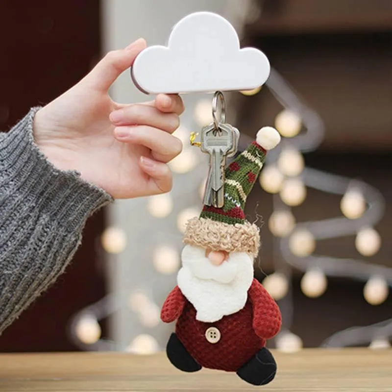 Cloud Magnetic Keychain Holder