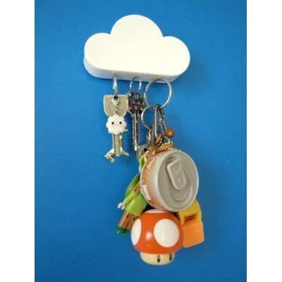 Cloud Magnetic Keychain Holder