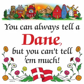 Danish Shop Magnet Tile (Tell A Dane)