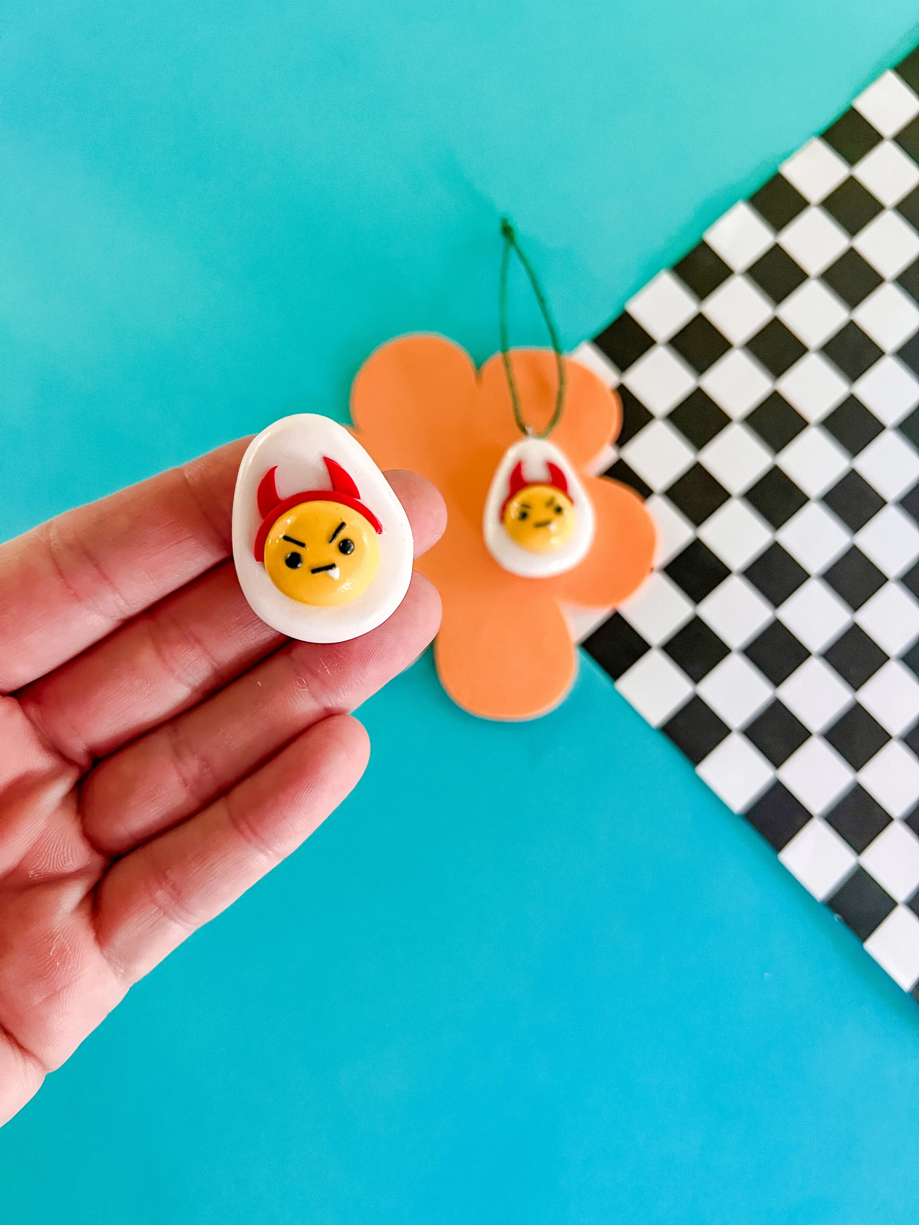 Deviled Donna  | Deviled Egg Magnet or Ornament