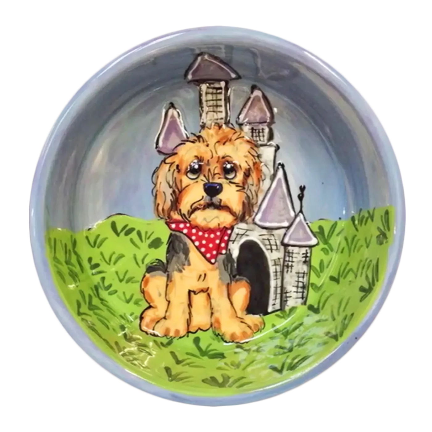 Disneyland Inspired Ceramic Dog Bowl