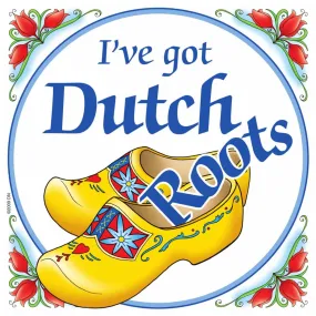 Dutch Souvenirs Magnet Tile (Dutch Roots)