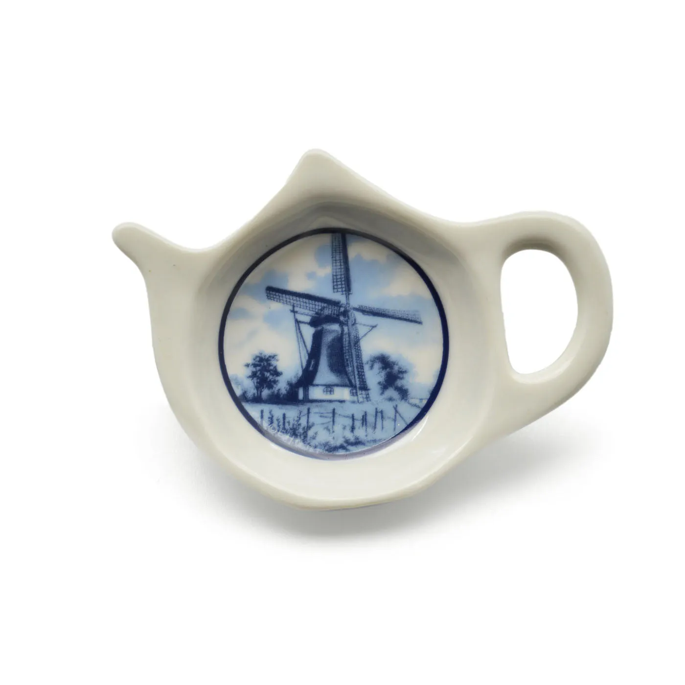 Dutch Windmill Scene Teapot Magnet