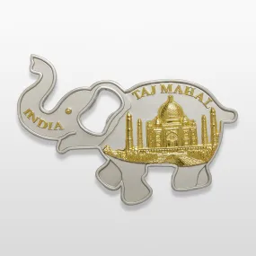 Elephant Bottle Opener Fridge Magnet in Metal