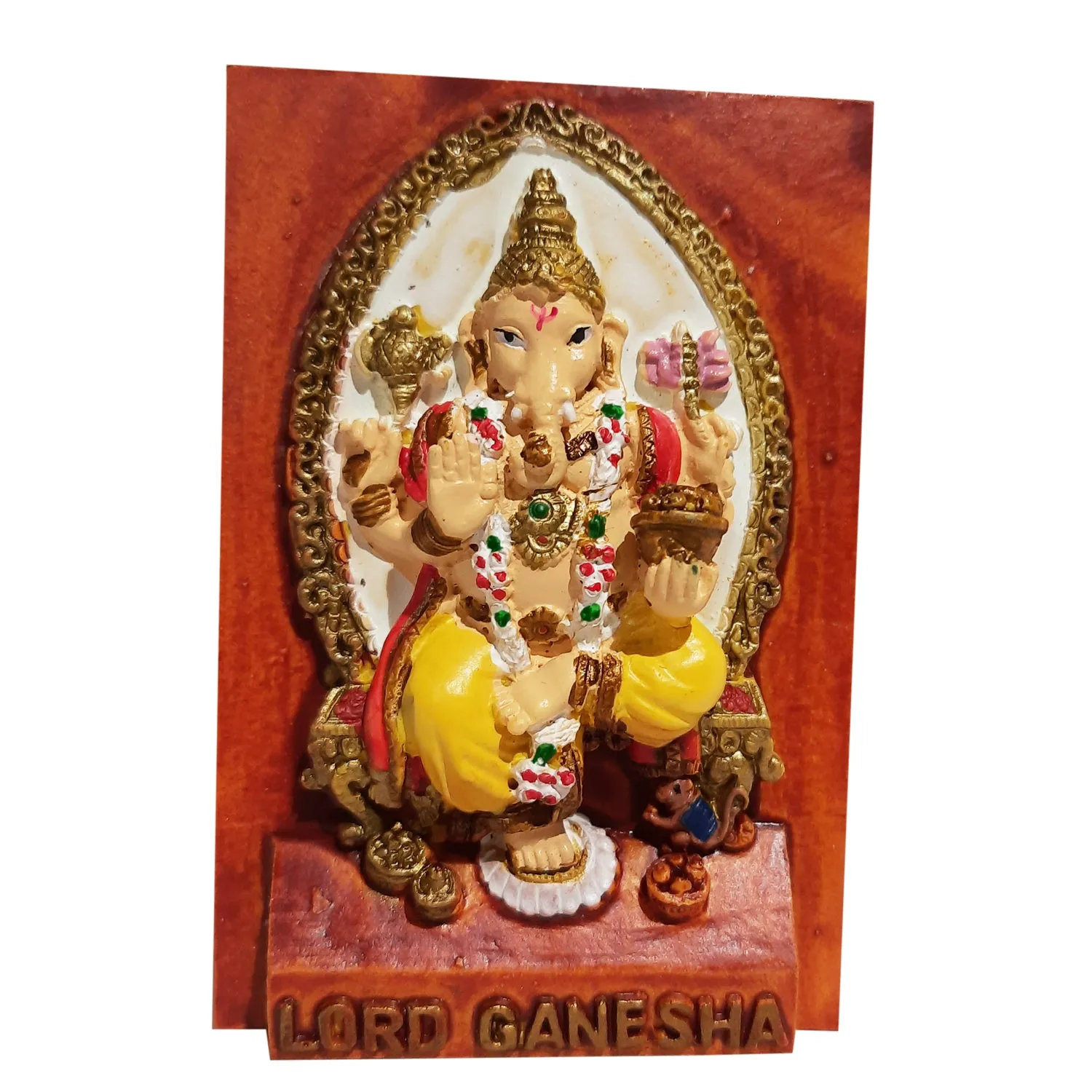 Fridge Magnet Ganesha in Resin