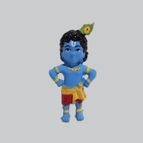 Fridge Magnet Krishna Handpainted