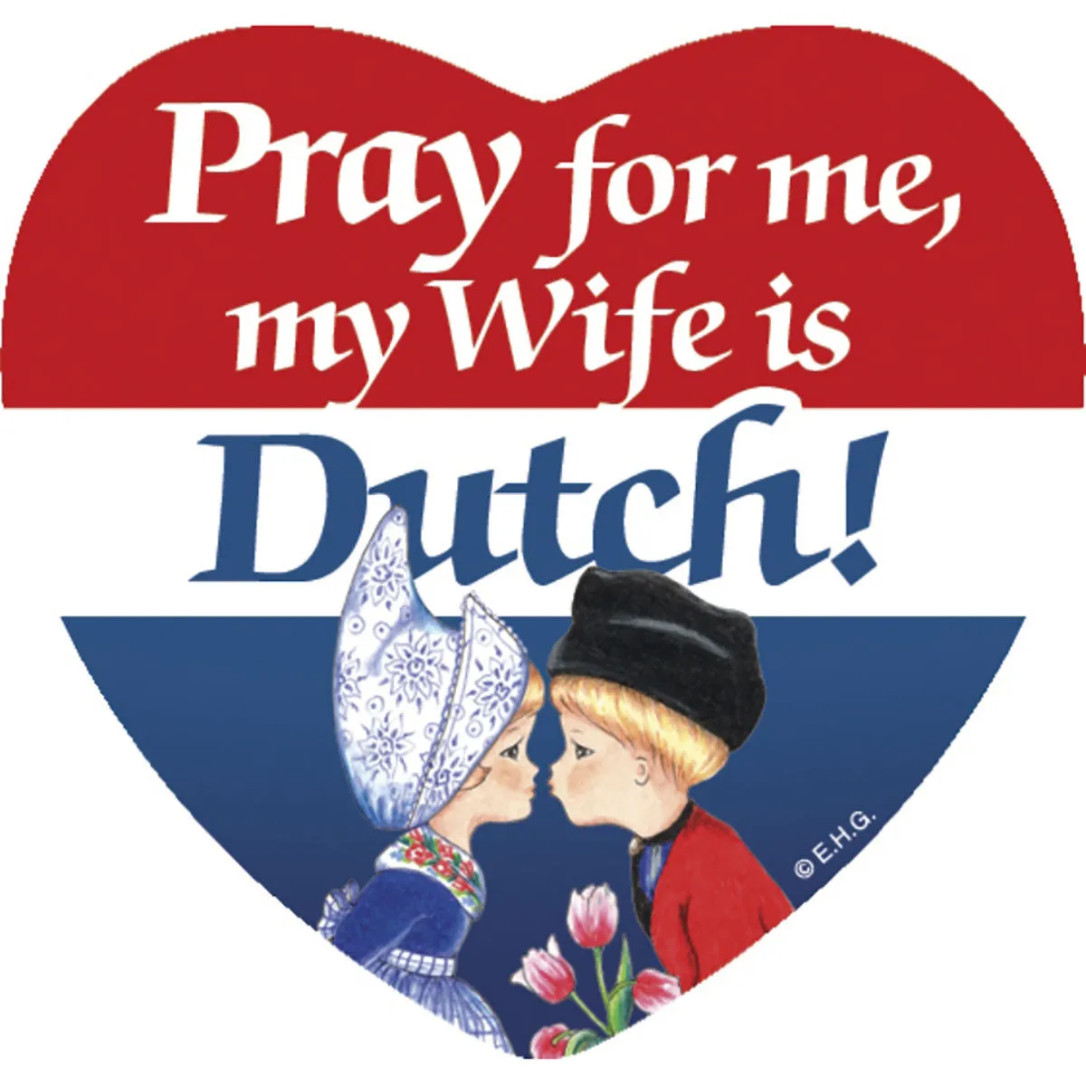 Fridge Tile: Dutch Wife