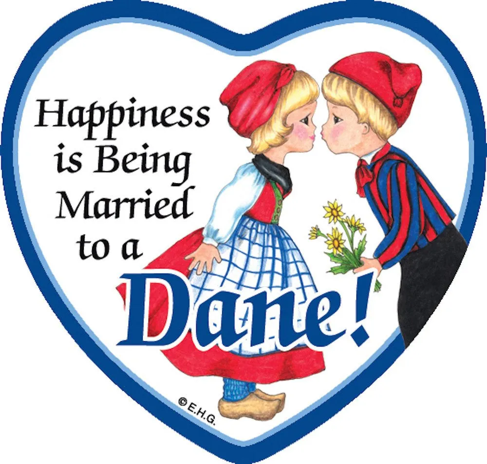 Fridge Tile: Married to Dane