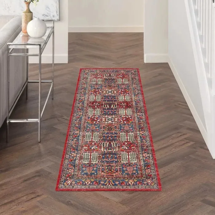 Fulton FUL05 Red Area Rug