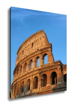 Gallery Wrapped Canvas, The Colosseum In Rome Italy