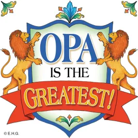 German Opa Magnetic Gift Tile