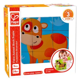 Hape Farm Animal Block Puzzle