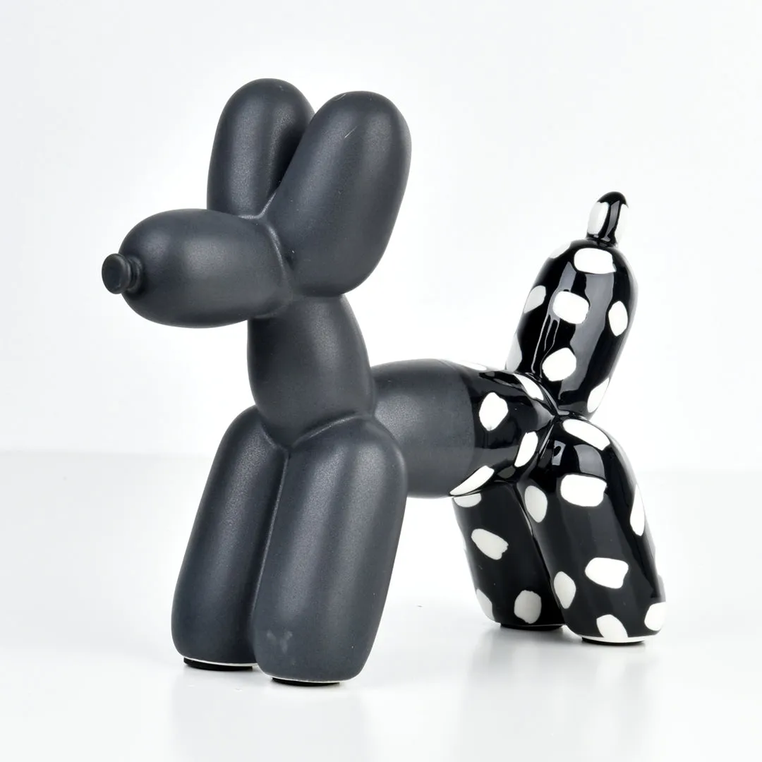 IMM CERAMIC BALLOON DOG BOOKEND