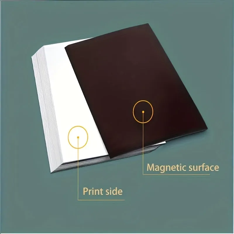 Inkjet Printable Magnetic Sheets HighQuality Glossy Photo Paper