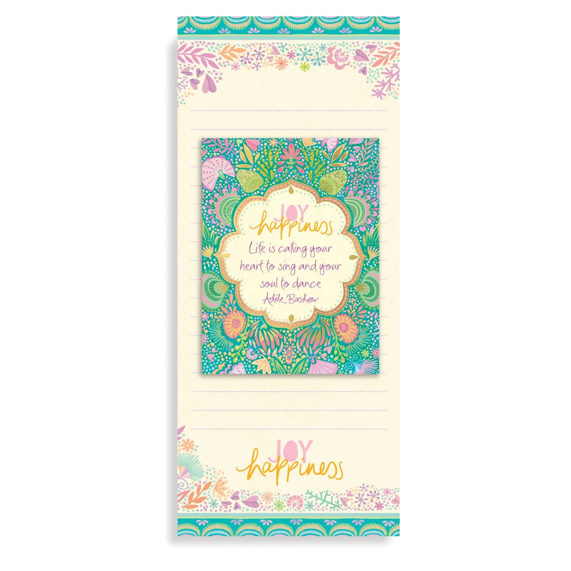 Joy & Happiness Magnetic List Pad Set