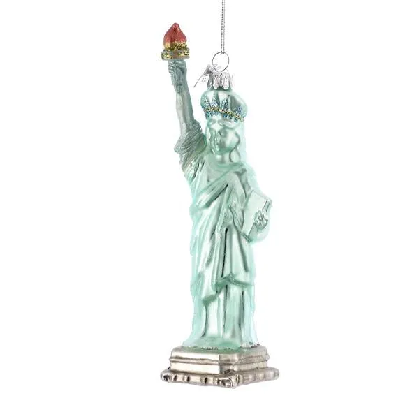 Kurt Adler NYC Statue of Liberty Glass Ornament, C4535