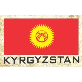 Kyrgyzstan Fridge Magnet