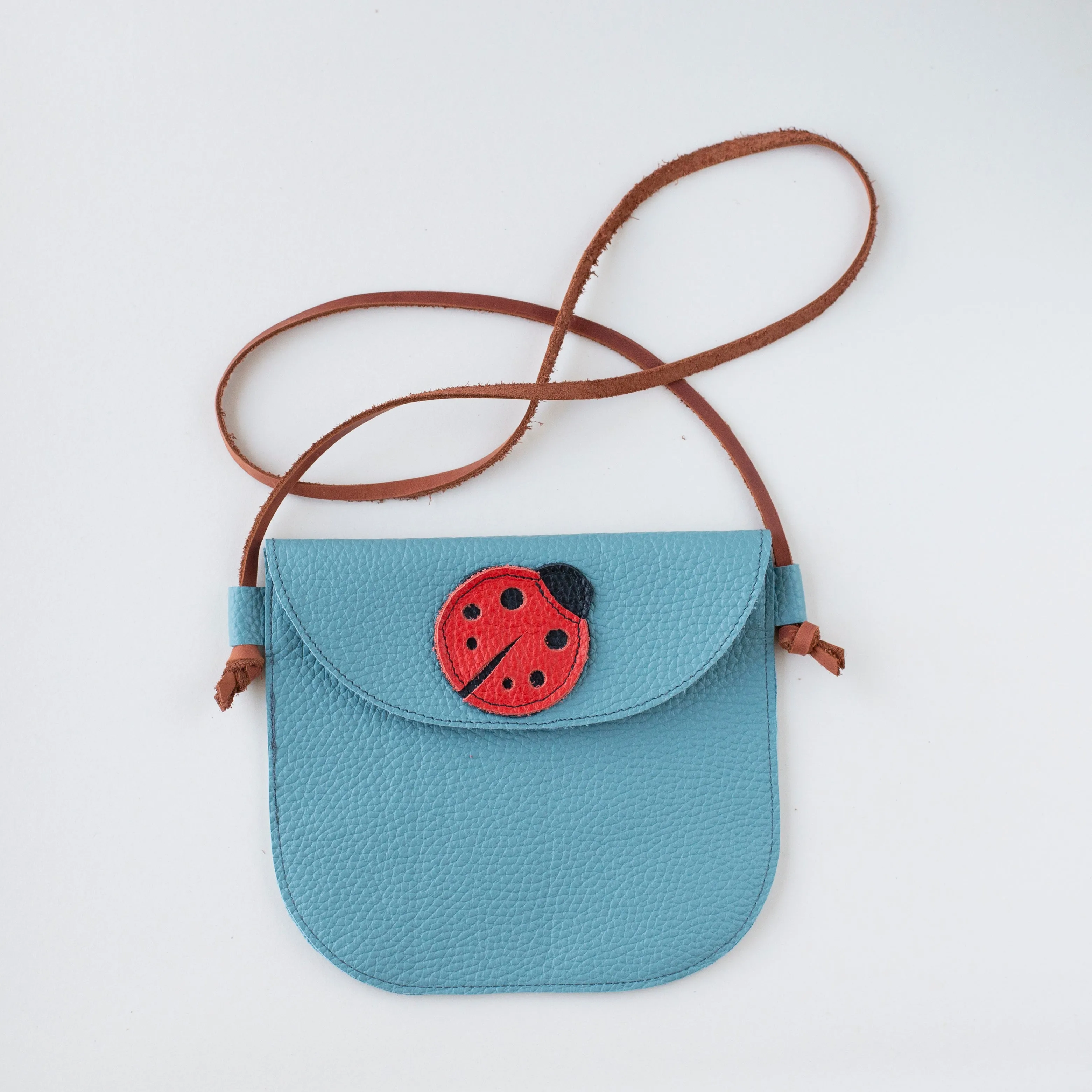 Ladybug Crossbody Bag Kids Handbag Personalized Leather Toddled Crossbody Purse