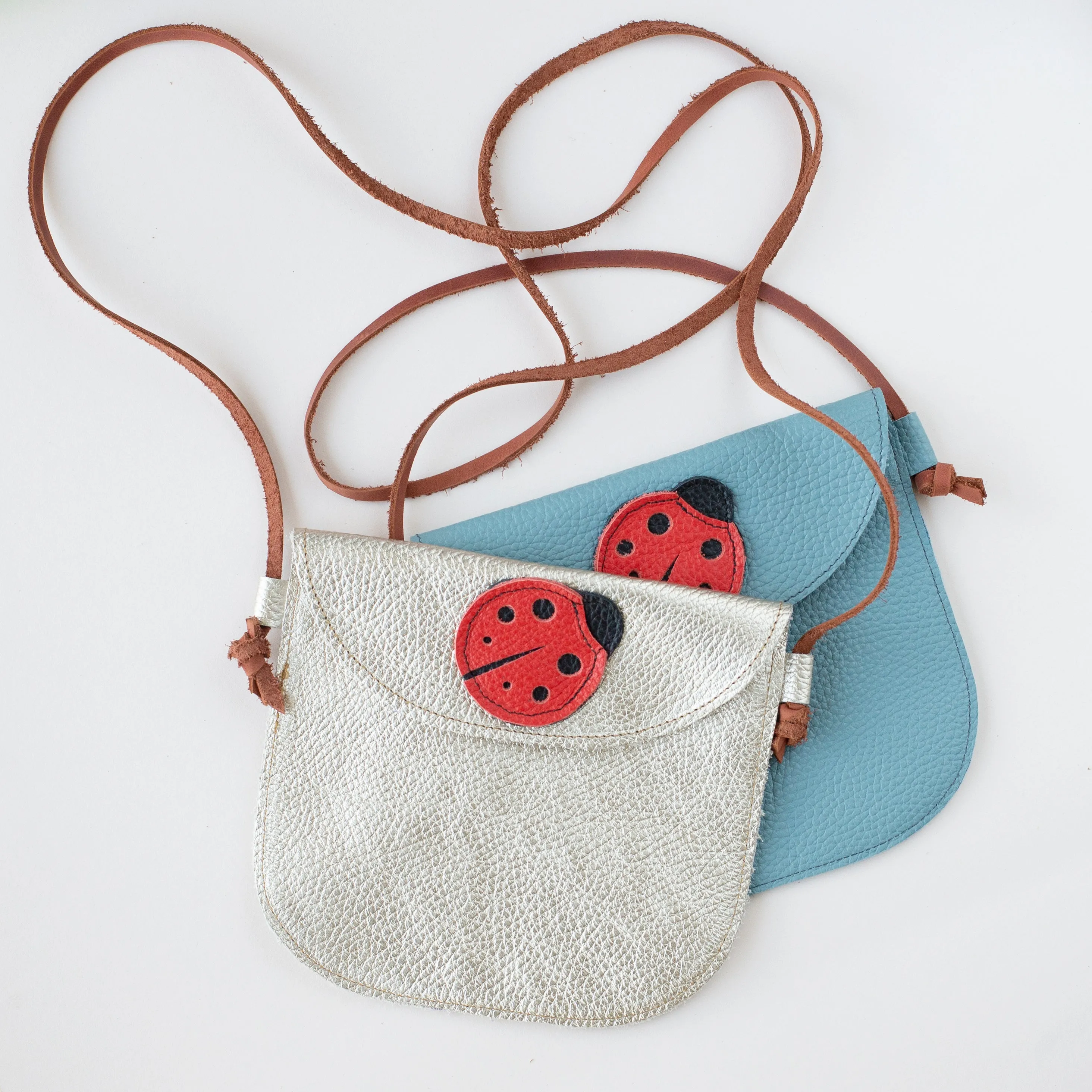 Ladybug Crossbody Bag Kids Handbag Personalized Leather Toddled Crossbody Purse