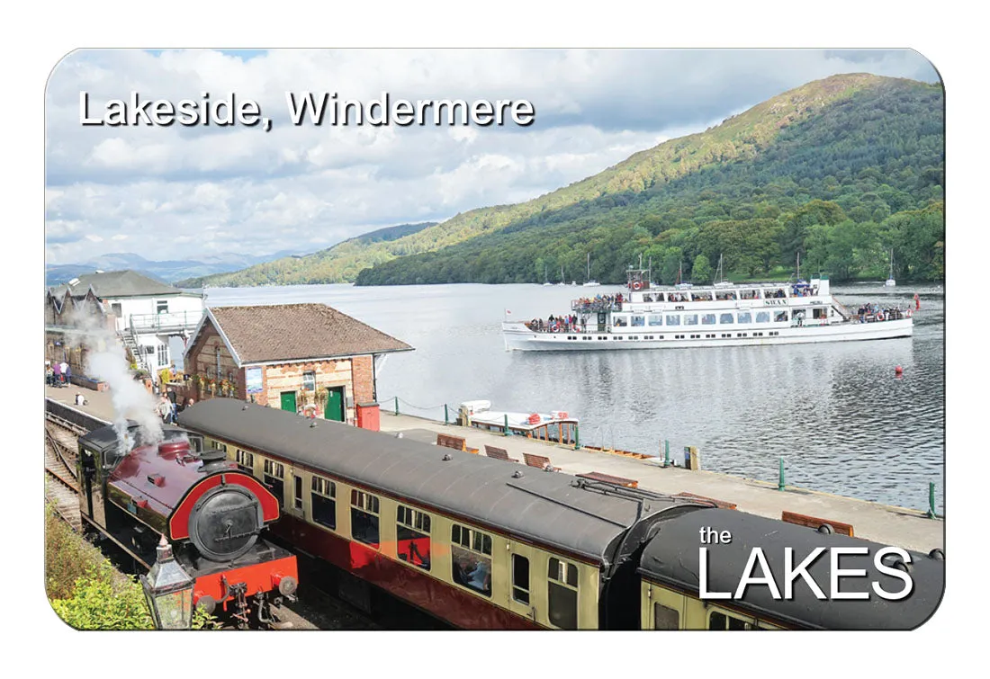 Lakeside, Windermere Flexible Fridge Magnet