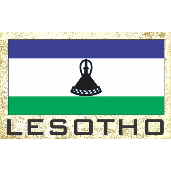 Lesotho Fridge Magnet