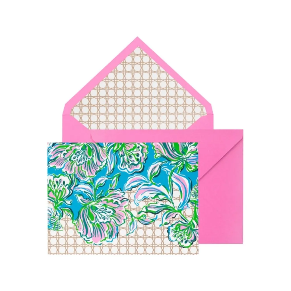 Lilly Pulitzer Notecard Set - Chick Magnet