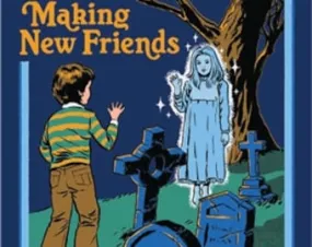 Making New Friends Large 2.5" x 3.5" Refrigerator Magnet