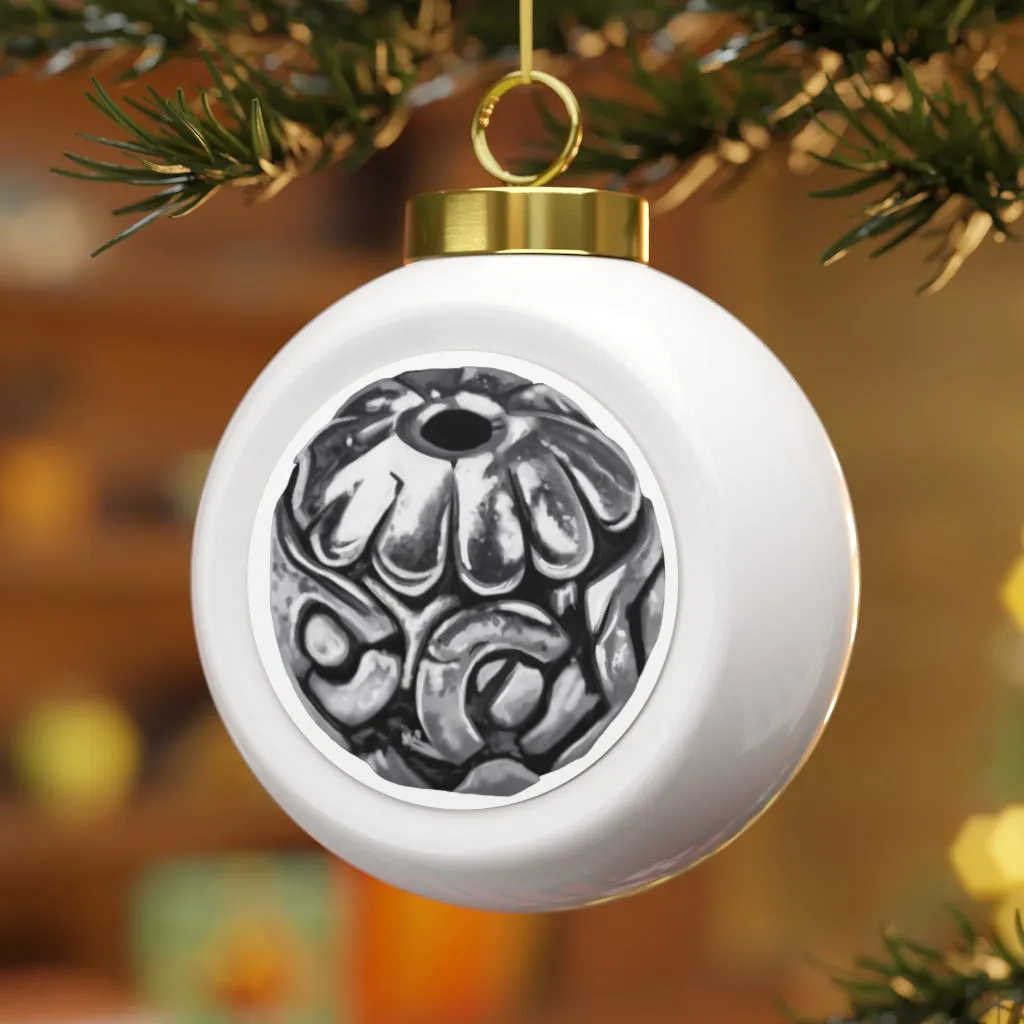 Metal Piece Christmas Ball Ornament