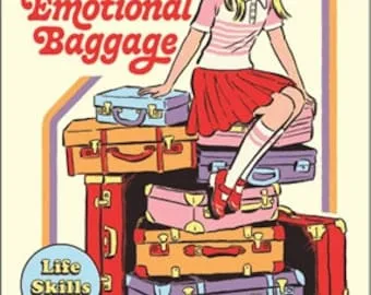 My Emotional Baggage Large 2.5" x 3.5" Fridge Magnet