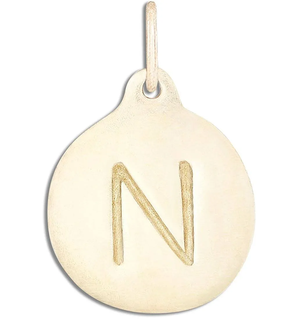 N Alphabet Charm